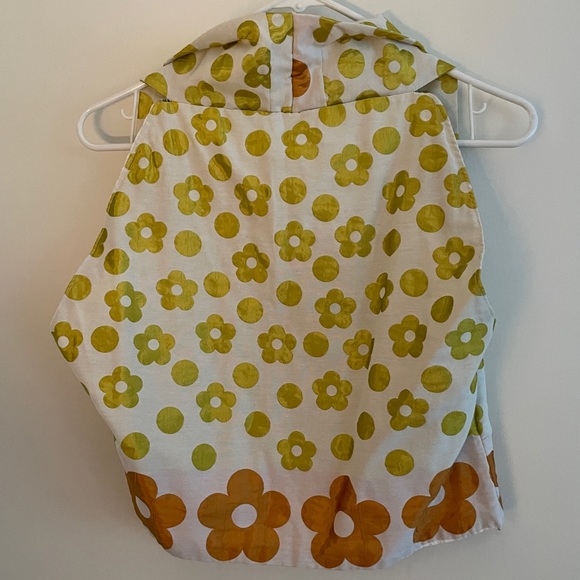 Vintage 60s Floral Vest from Spain - Picture 3 of 5